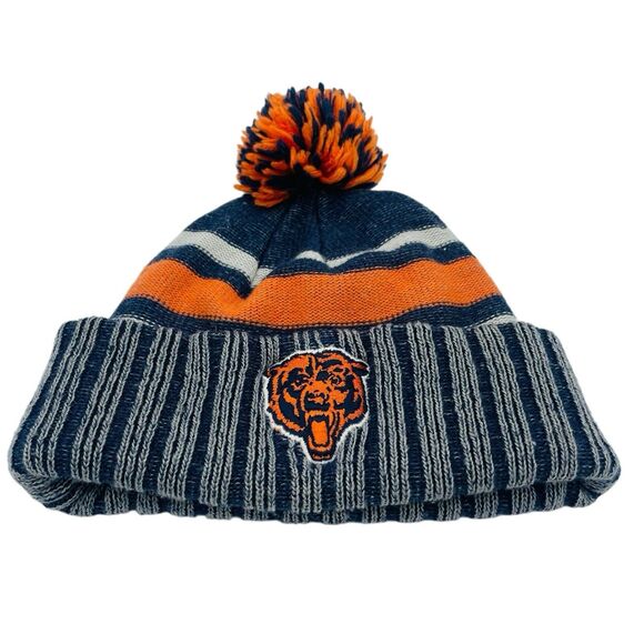 Reebok Chicago Bears Beanie Adult NFL Vintage Collection Winter Hat - Picture 1 of 3